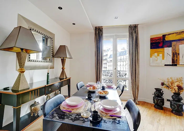 Apartmán Bright Spacious 2p - Eiffel Tower Auteuil *