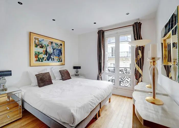 Apartmán Bright Spacious 2p - Eiffel Tower Auteuil Paříž