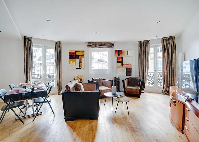 Apartmán Bright Spacious 2p - Eiffel Tower Auteuil